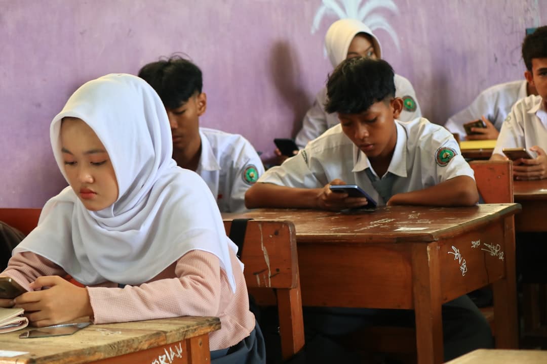 Modern classroom